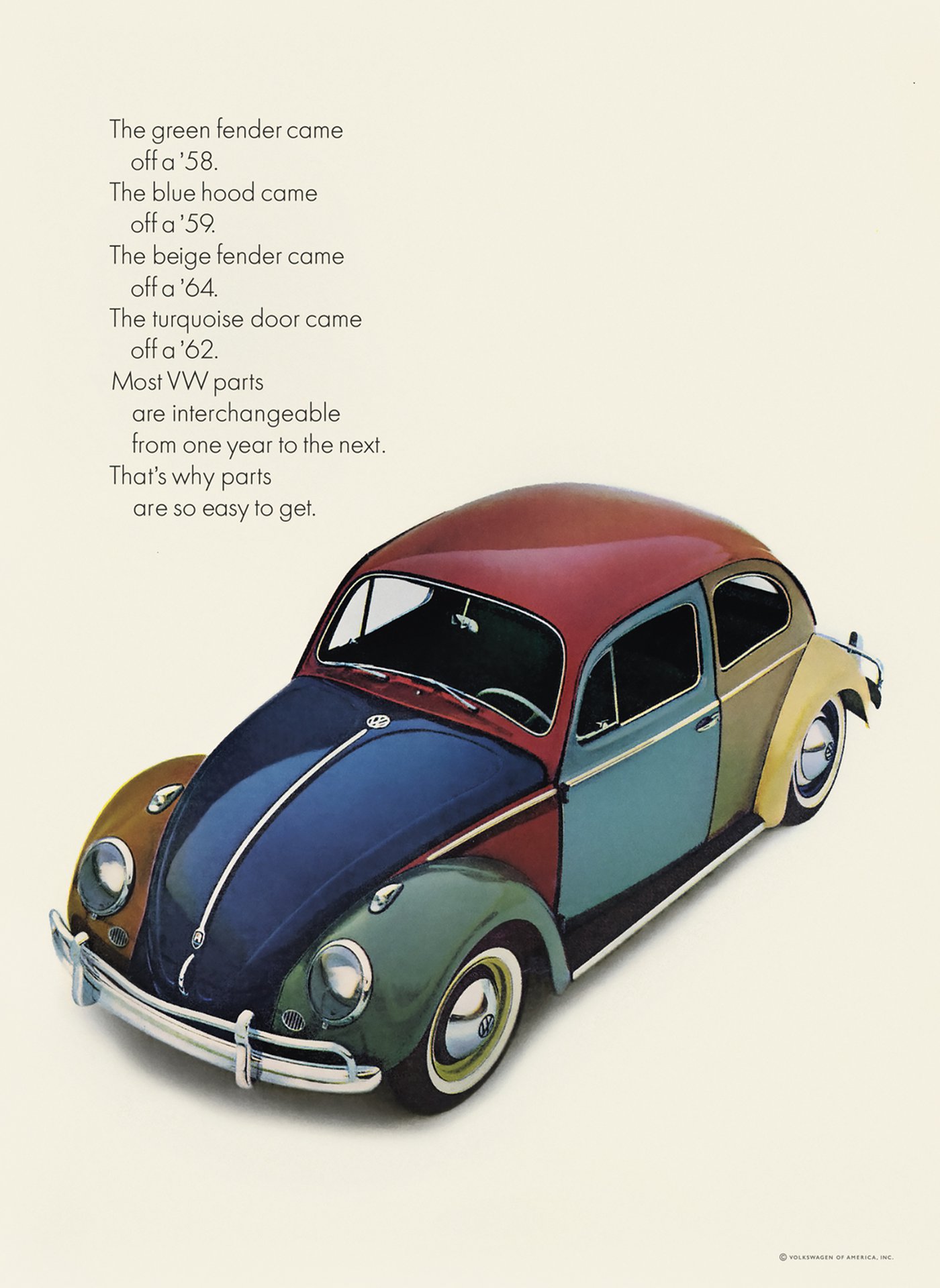 VW Beetle press ad